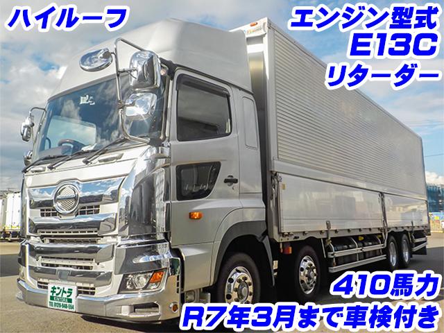 No.3184　H30　日野　プロフィア　プロシフト　ハイルーフ　リターダ―　後輪エアサス　メッキパーツ　最大積載量13700kg