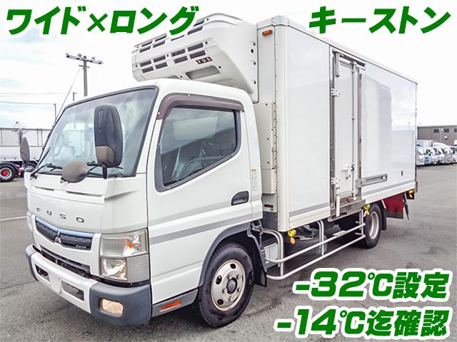 No.3204　H30　三菱ふそう　キャンター　冷蔵冷凍車　冷凍機：デンソー製　－32度設定　床：キーストン　ラッシングレール2段　ワイドロング