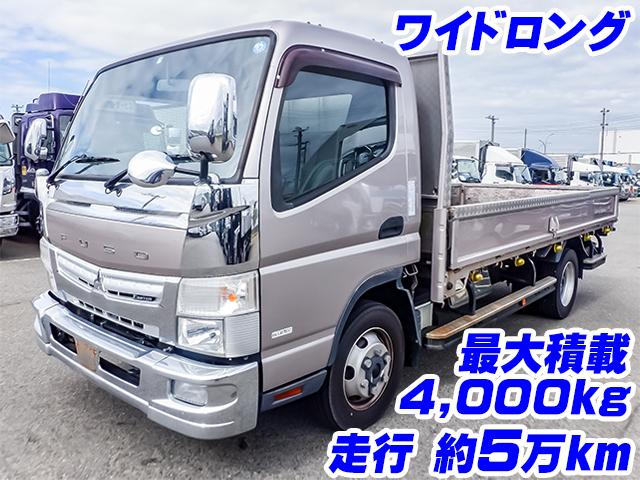 No.3306　H29　三菱ふそう　パブコ製平ボディ　最大積載4,000kg　ワイドボディ　ロングボディ　床鉄板