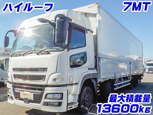 No.3369　H28　三菱ふそう　スーパーグレート　パネルウイング　大型　ハイルーフ　7速ミッション　最大積載量13600kg　木床