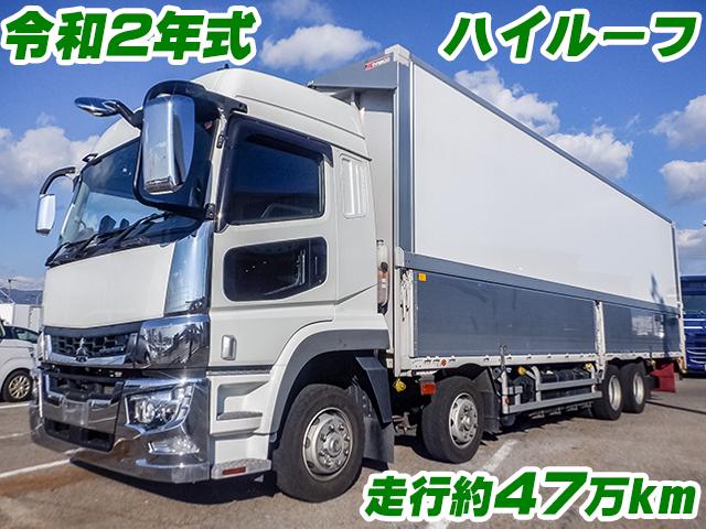 No.3398　R2　三菱ふそう　スーパーグレート　パブコ製パネルウイング　ハイルーフ　最大積載13,700kg