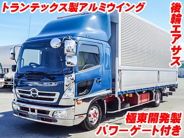 No.3943　H28　日野　レンジャー　アルミウイング　後輪エアサス　パワーゲート付き　ワイドボディ