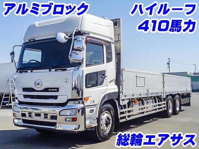No.3998　H24　UDトラックス　クオン　アルミブロック　総輪エアサス　ハイルーフ　410馬力