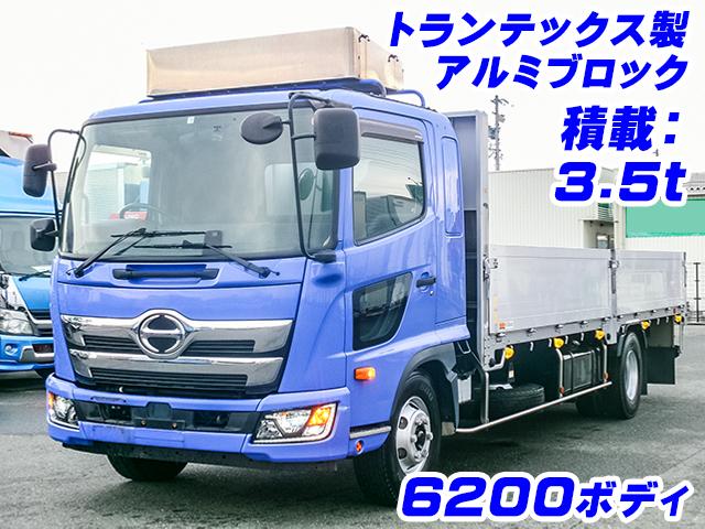 No.4003　H30　日野　レンジャー　アルミブロック　平ボディ　6200ボディ　後輪エアサス　6速ミッション　最大積載3,500kg