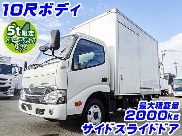 No.4006　H30　トヨタ　ダイナ　パネルバン　サイドスライドドア　ラッシングレール　準中型免許対応(5t限定)　ターボ車