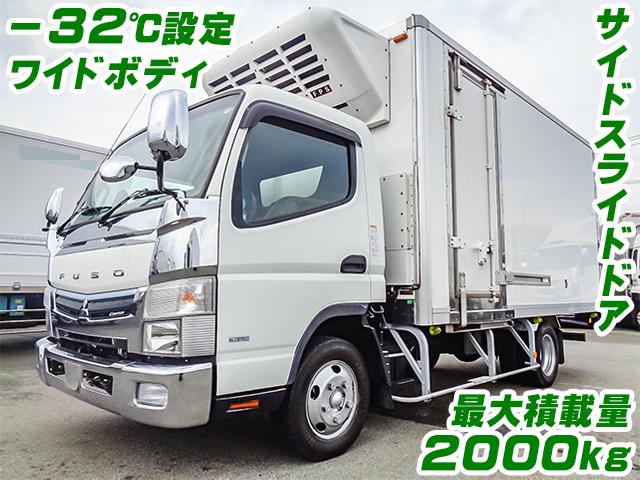 No.4008　H31　三菱ふそう　キャンター　日本フルハーフ製冷蔵冷凍車　－32度設定　ワイドボディ