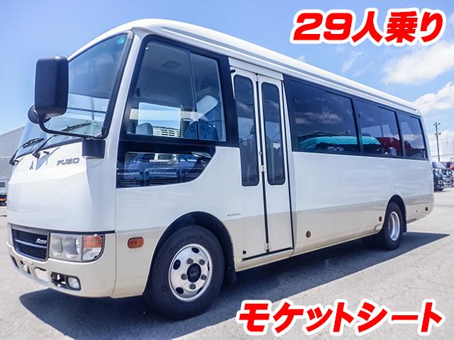 No.4013　H27　三菱ふそう　ローザ　マイクロバス　29人乗り　自動折れ戸　モケットシート　ターボ車