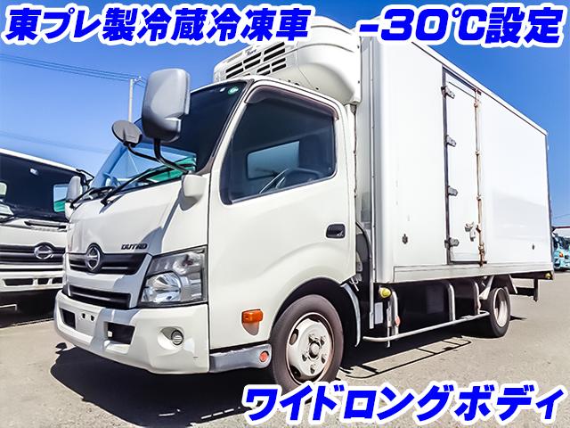 No.4024　H27　日野　デュトロ　東プレ製冷蔵冷凍車　最大積載量2000kg　－30度設定　ワイドボディ　ロングボディ