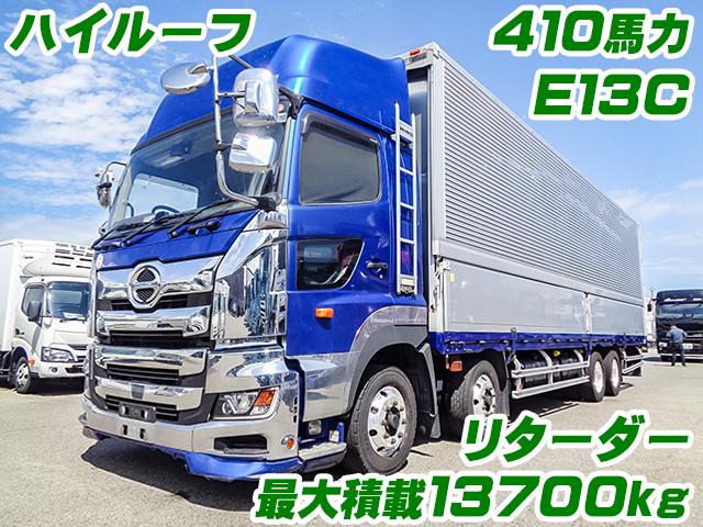 No.4035　H30　日野　プロフィア　トランテックス製アルミウイング　4軸低床　ハイルーフ　410馬力　E13C　リターダー　