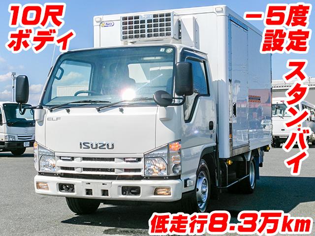 No.4037　H24　いすゞ　エルフ　東プレ製冷蔵冷凍車　10尺ボディ　－5度設定　－1度迄確認済み　低走行約8.3万km　スタンバイユニット