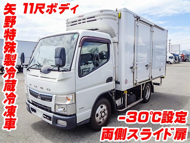 No.4040　H29　三菱ふそう　キャンター　矢野特殊製冷蔵冷凍車　最大積載2000kg　－30度設定　両側スライド扉　11尺ボディ