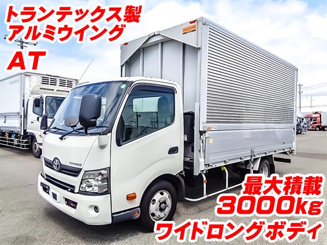 No.4043　R1　トヨタ　トヨエース　トランテックス製アルミウイング　最大積載3000kg　ワイドロングボディ　AT　ターボ車