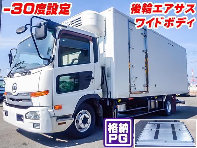 No.4070　H25　UDトラックス　コンドル　東プレ製冷蔵冷凍車　－30度設定(低温設定)　－10度確認　格納パワーゲート　ワイドボディ