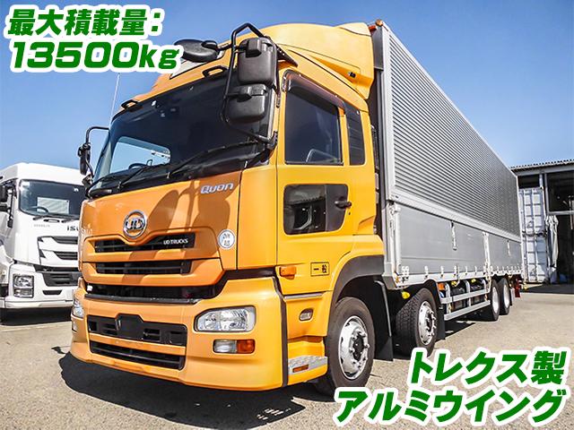 No.4122　H28　UDトラックス　クオン　アルミウイング　QPG-CG5ZA　2デフ　最大積載量13500kg