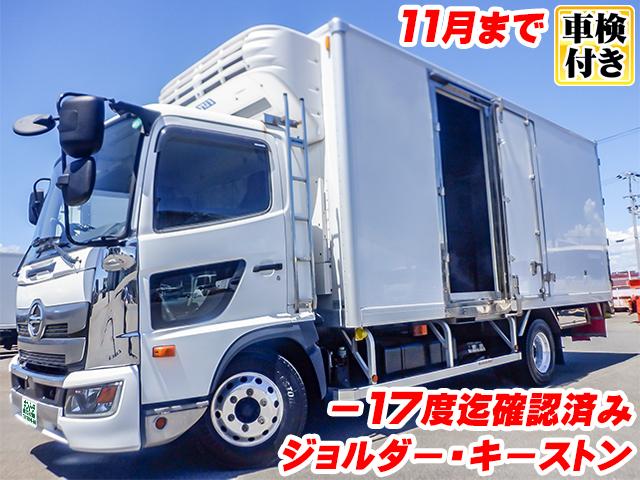 No.4154　H29　日野　レンジャー　冷蔵冷凍車　箱：矢野特殊製　冷凍機：デンソー製　－32度設定　－17度迄確認済み　サイドドア　車検付（R7/11/23迄）