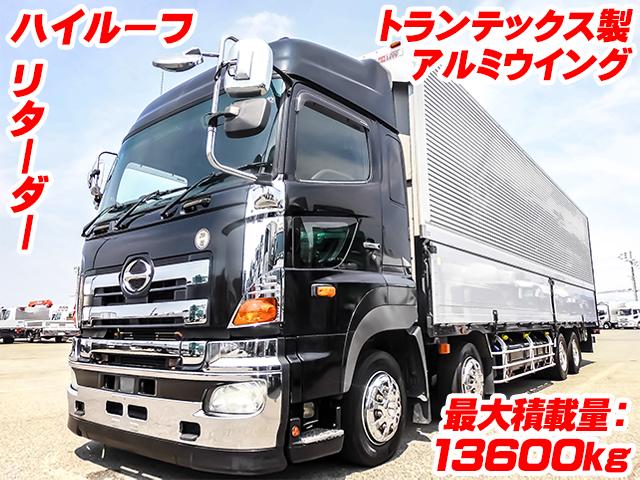 No.4175　H27　日野　プロフィア　トランテックス製アルミウイング　QPG‐FW1EXEG　ハイルーフ　最大積載13600kg　リターダー