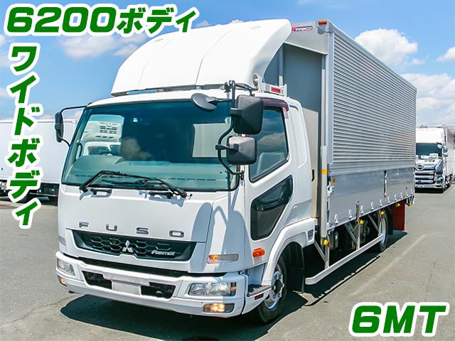 No.4176　H27　三菱ふそう　ファイター　アルミウイング　6200ボディ　ワイドボディ　最大積載量2600kg　6MT　ラッシングレール2段