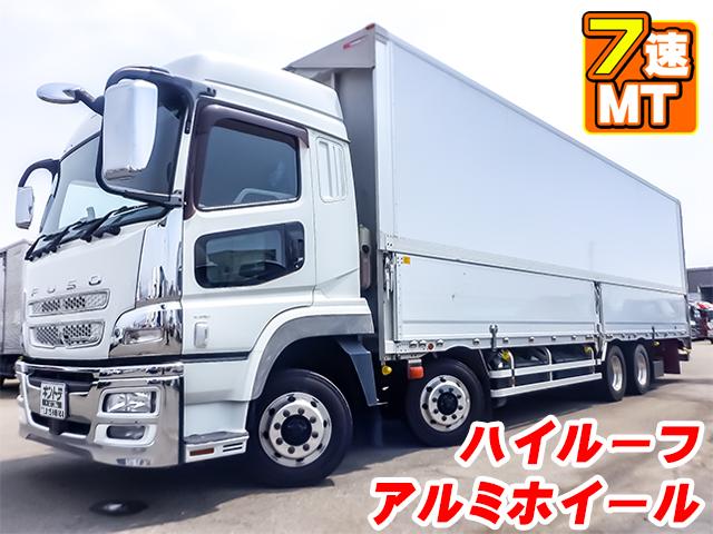 No.4214　H29　三菱ふそう　スーパーグレート　パブコ製アルミウイング　ハイルーフ　7速ミッション　最大積載13,600kg　アルミホイール
