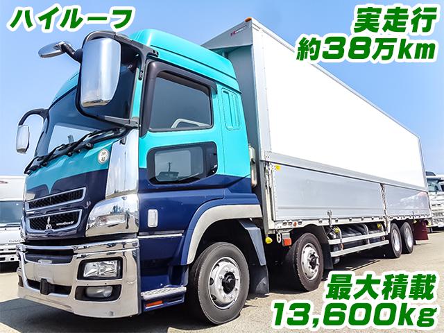 No.4215　H29　三菱ふそう　スーパーグレート　パブコ製アルミウイング　ハイルーフ　最大積載13,600kg