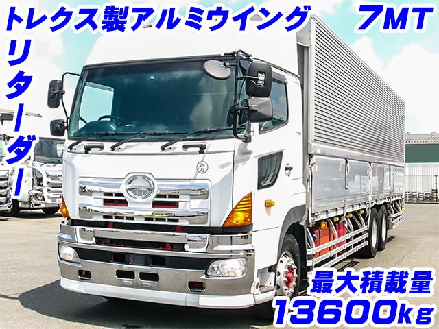 No.4222　H26　日野　プロフィア　アルミウイング 　最大積載量13600kg　7MT　メッキフロントバンパー　メッキグリル