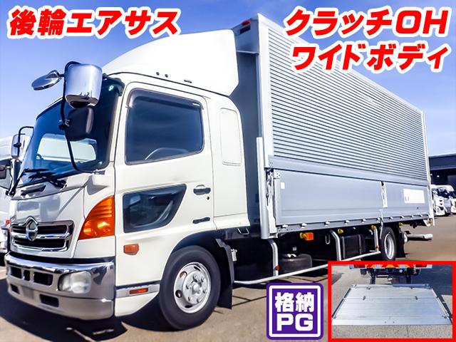 No.4262　H25　日野　レンジャー　トランテックス製アルミウイング　極東開発製格納パワーゲート　ワイドボディ　後輪エアサス