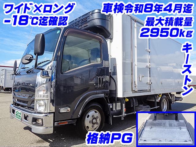 No.4339　H29　いすゞ　エルフ　冷蔵冷凍車　－30度設定　最大積載3950kg　ワイドロングボディ　格納パワーゲート　キーストン　車検