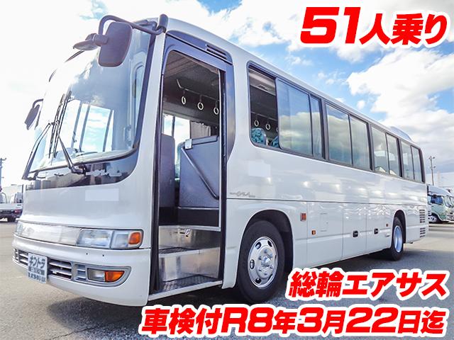 No.4370　H18　いすゞ　ガーラミオ　中大型バス　51人乗り　貫通トランク　ルームラック　モケットシート