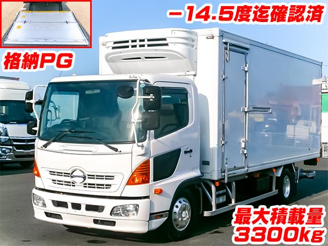 No.4483　H29　日野　レンジャー　冷蔵冷凍車　最大積載量3300kg　－30度設定　格納パワーゲート　システムフロア　6速MT　サイド扉