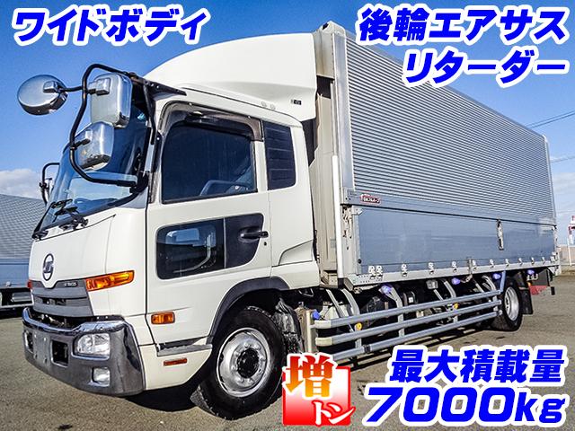 No.4497　H29　UDトラックス　コンドル　アルミウイング　最大積載量7000kg　増トン　ワイドボディ　リターダー　後輪エアサス　ラッシングレール2段　内フック