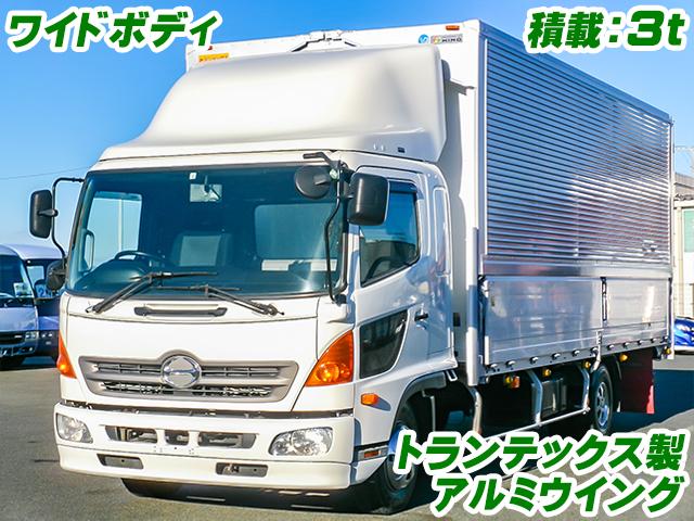 No.4505　H24　日野　レンジャー　アルミウイング　6200ボディ　ワイドボディ　ラッシングレール　積載3,000kg