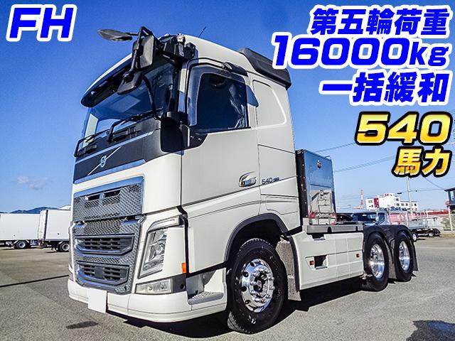 No.4518　R1　ボルボ　トレーラーヘッド　第五輪荷重16000kg　一括緩和　FH　リアバンパー丸棒ステンレス　アルミホイール　後輪エアサス