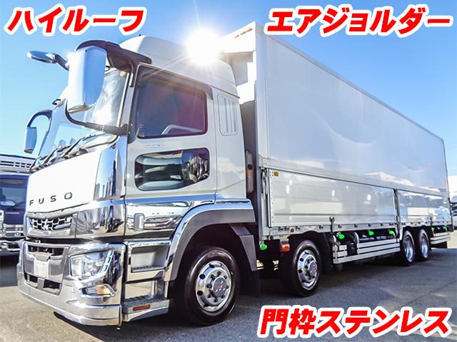 No.4537　R2　三菱ふそう　スーパーグレート　パネルウイング　ハイルーフ　最大積載13100kg　エアジョルダー4列　ラッシングレール2段