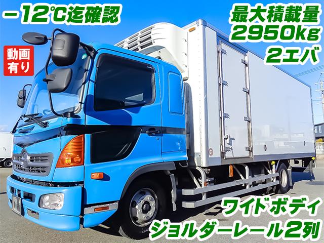 No.4609　H28　日野　レンジャー　冷蔵冷凍車　2エバ　－32度設定　箱：矢野特殊製　ジョルダーレール2列　サイドドア　ワイドボディ