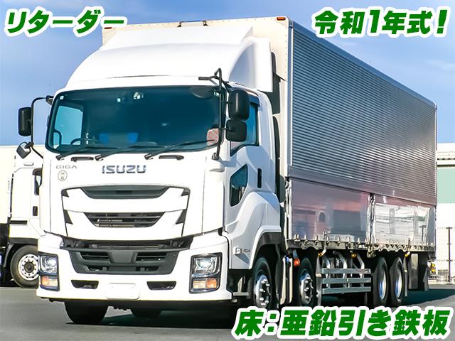 No.4636　R1　いすゞ　ギガ　アルミウイング　亜鉛引き鉄板　スムーサー　後輪エアサス　ラッシングレール　