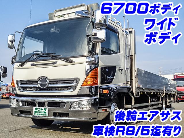 No.4650　H27　日野　レンジャー　アルミブロック　6700ボディ　ワイドボディ　車検付き　後輪エアサス