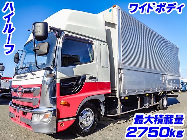 No.4705　H31　日野　レンジャー　アルミウイング　最大積載量2750kg　ハイルーフ　ワイドボディ　ラッシングレール２段　内フック