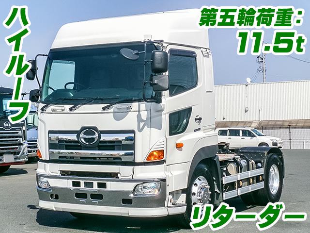 No.4767　H27　日野　プロフィア　トレーラーヘッド　ハイルーフ　11,500kg　後輪エアサス　メッキフロントバンパー　メッキグリル　アルミホイール　プロシフト　リターダー