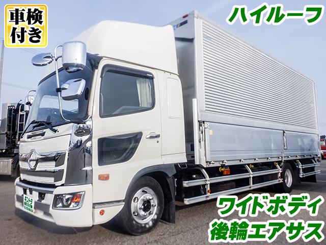 No.4810　R2　日野　レンジャー　トランテックス製アルミウイング　ハイルーフ　ワイドボディ　後輪エアサス　車検付(R8/4/27迄)　内フック　ラッシング2段