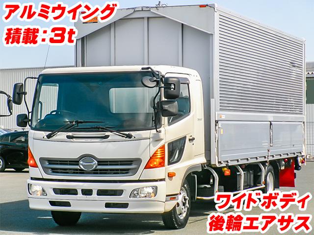 No.4833　H30　日野　レンジャー　アルミウイング　後輪エアサス　6200ボディ　ワイドボディ　最大積載3,000kg