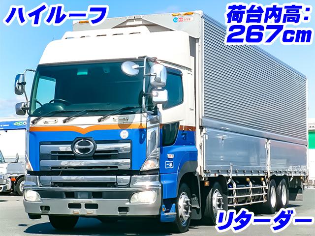 No.4838　H28　日野　プロフィア　アルミウイング　トランテックス　ハイルーフ　リターダー　メッキフロントバンパー　ラッシングレール