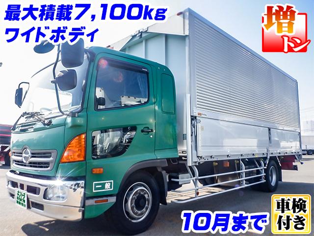 No.4847　H23　日野　レンジャー　トランテックス製アルミウイング　増トン車　最大積載7,100kg　ワイドボディ　車検付(R8/10/27迄）