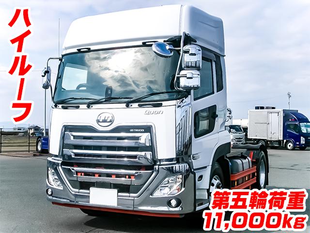 No.4855　H31　UDトラックス　クオン　トレーラーヘッド 　ハイルーフ　第五輪荷重11,000kg