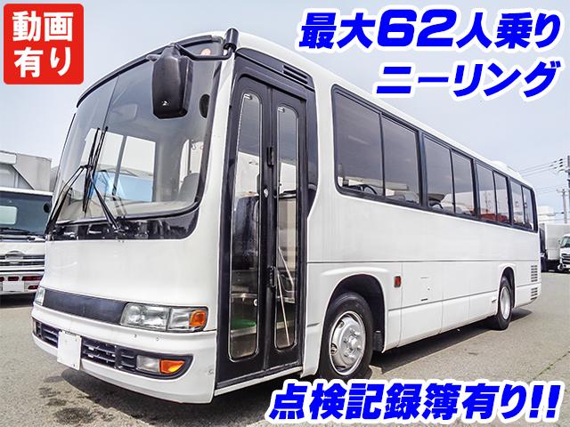 No.4878　H16　日野　メルファ　バス　最大62人乗り(座席のみ38人乗り)　ニーリング　自動折れ戸　点検記録簿有り