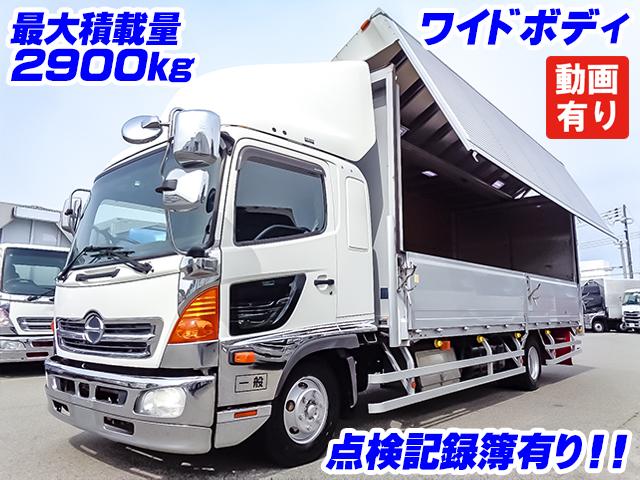 No.4887　H26　日野　レンジャー　アルミウイング　最大積載量2900kg　ワイドボディ　ラッシングレール2段　内フック