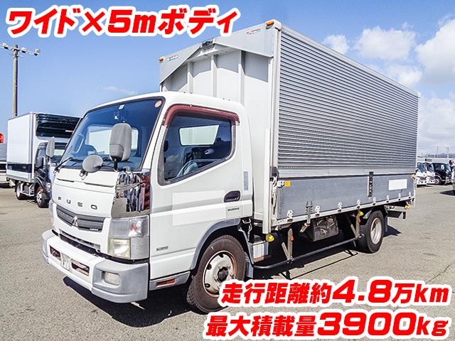 No.4915　H27　三菱ふそう　キャンター　アルミウイング　最大積載量3900kg　ワイドボディ　ロングボディ　ラッシングレール2段