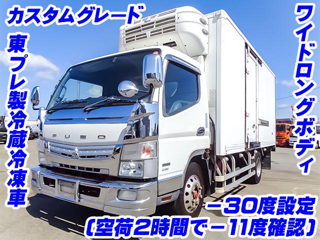 No.4917　H28　三菱ふそう　キャンター　東プレ製冷蔵冷凍車　ワイドロングボディ　－30度設定(空荷2時間で－11度確認)　両サイド扉