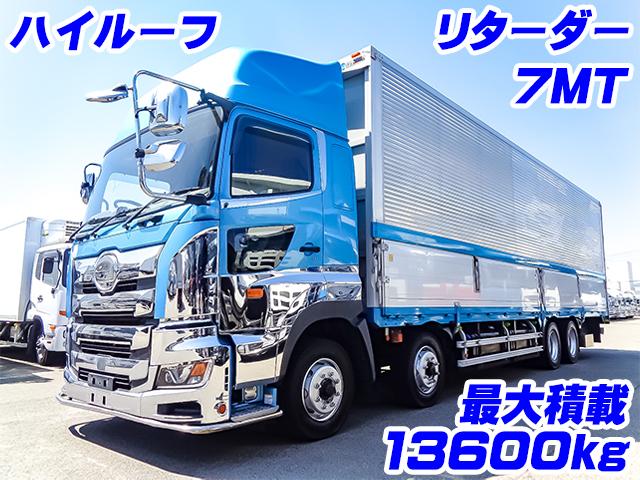 No.4920　H30　日野　17プロフィア　トランテックス製アルミウイング　最大積載13600kg　4軸低床　ハイルーフ　7MT　リターダー