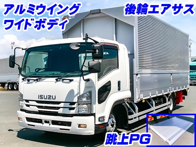 No.4929　H28　いすゞ　フォワード　アルミウイング　6速ミッション　ワイドボディ　6200ボディ　パワーゲート　跳ね上げ　後輪エアサス　240馬力