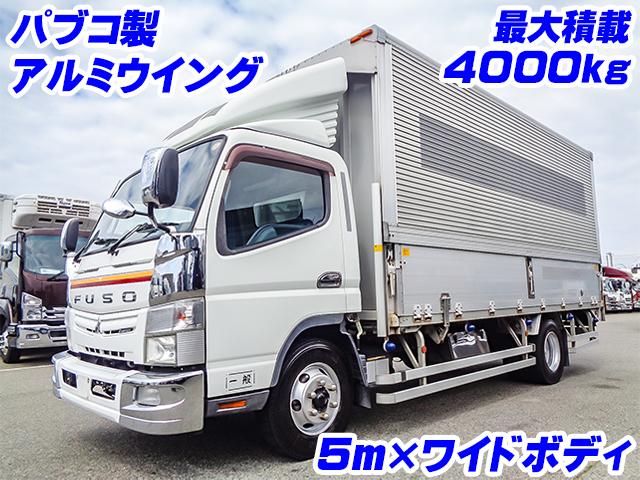 No.4947　H26　三菱ふそう　キャンター　パブコ製アルミウイング　最大積載4000kg　ワイドボディ　5mボディ　ターボ車