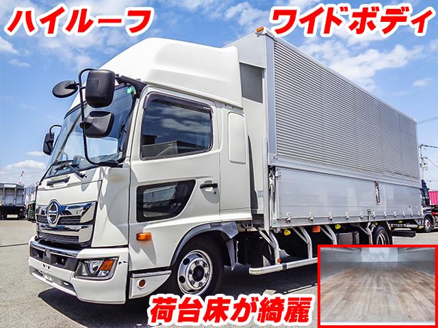 No.4948　H30　日野　レンジャー　フルハーフ製アルミウイング　ハイルーフ　ワイドボディ　最大積載2,750kg　メッキグリル